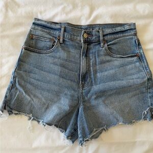 American Eagle Outfitters Women's Light Blue Jean Shorts